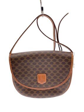 Celine Macadam shoulder bag Brown all over